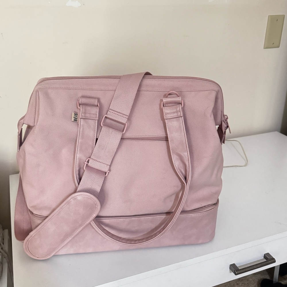 Pink Mini Beis Weekender
